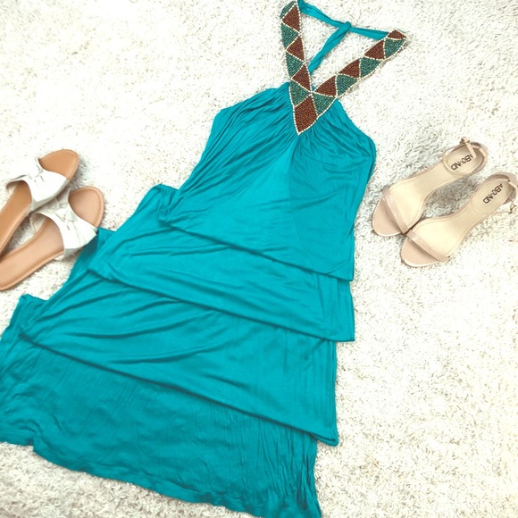 Beaded maxi dress - Picture 4 of 8